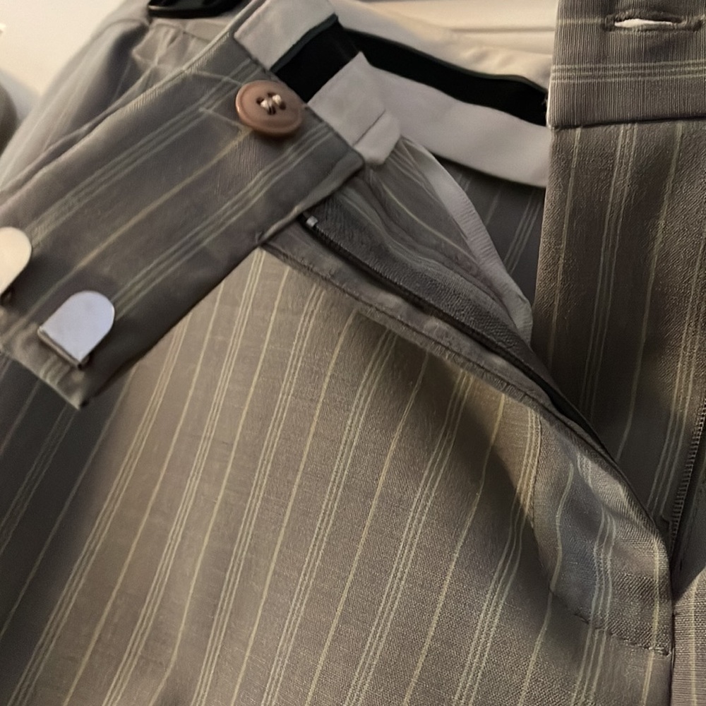 Women's Gray Pinstripe Suit Set - Picture 6 of 13